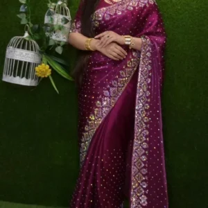 Royal Orchid Sharee ( Jimichu Fabrics )